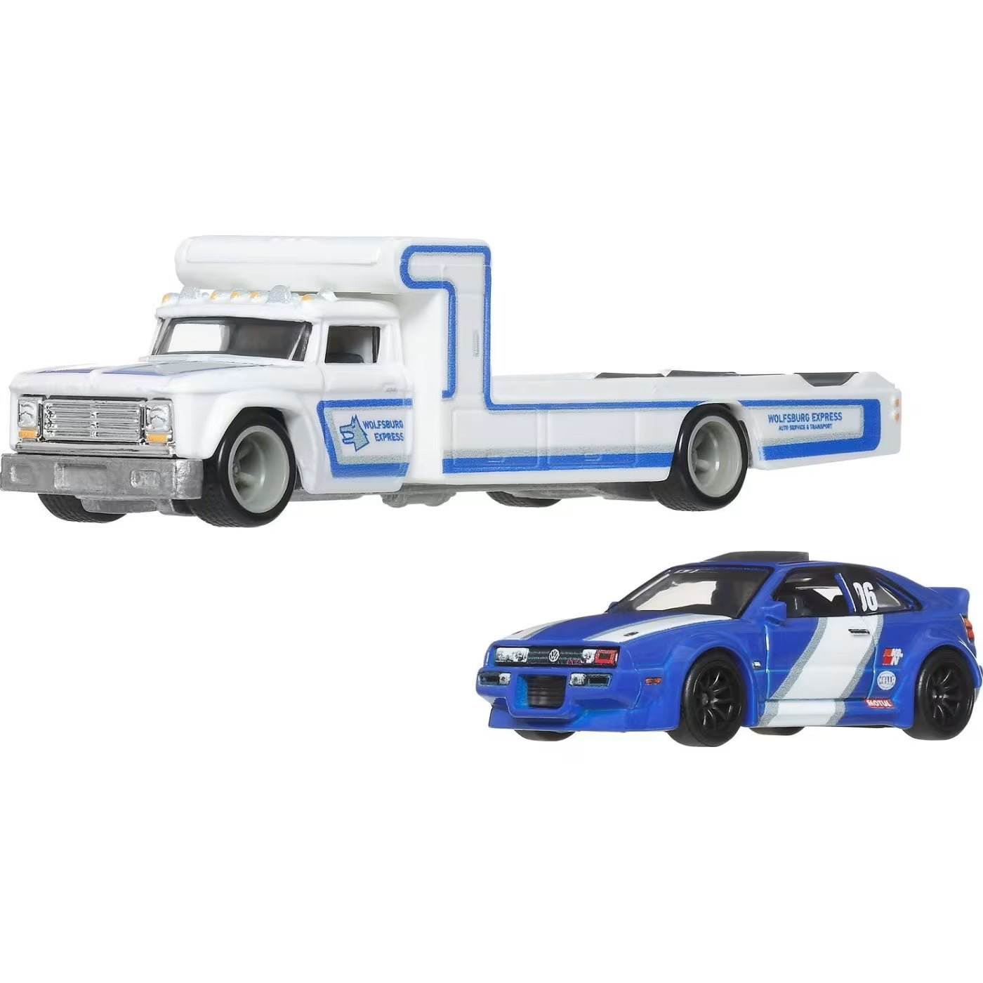 Volkswagen Corrado VR6 + Retro Rig - Series Car Culture Team Transport - Hot Wheels Premium - Scala 1/64
