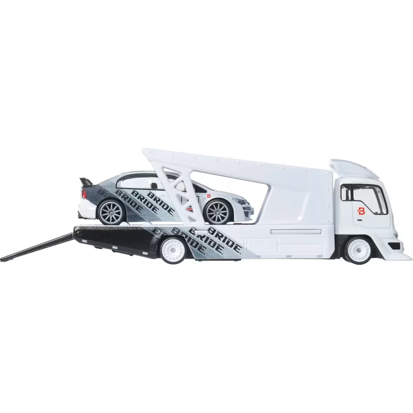 '07 Honda Civic Type R + Kousoku Hauler - Series Car Culture Team Transport - Hot Wheels Premium - Scala 1/64