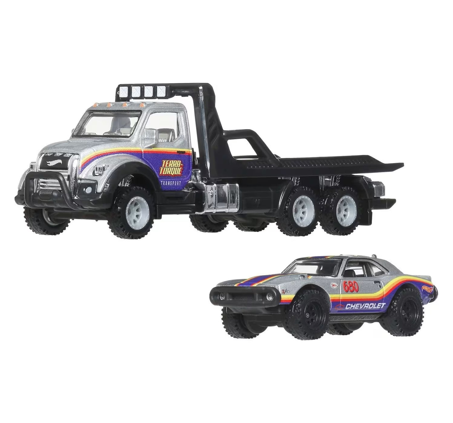 '67 Off Road Camaro + Terra-Torque - Series Car Culture Team Transport - Hot Wheels Premium - Scala 1/64
