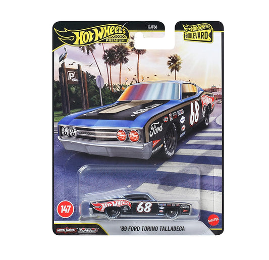 '69 Ford Torino Talladega #147 Boulevard Series - Hot Wheels Premium - Scala 1/64