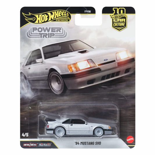 '84 Mustang SVO Power Trip Series - Hot Wheels Premium - Scala 1/64