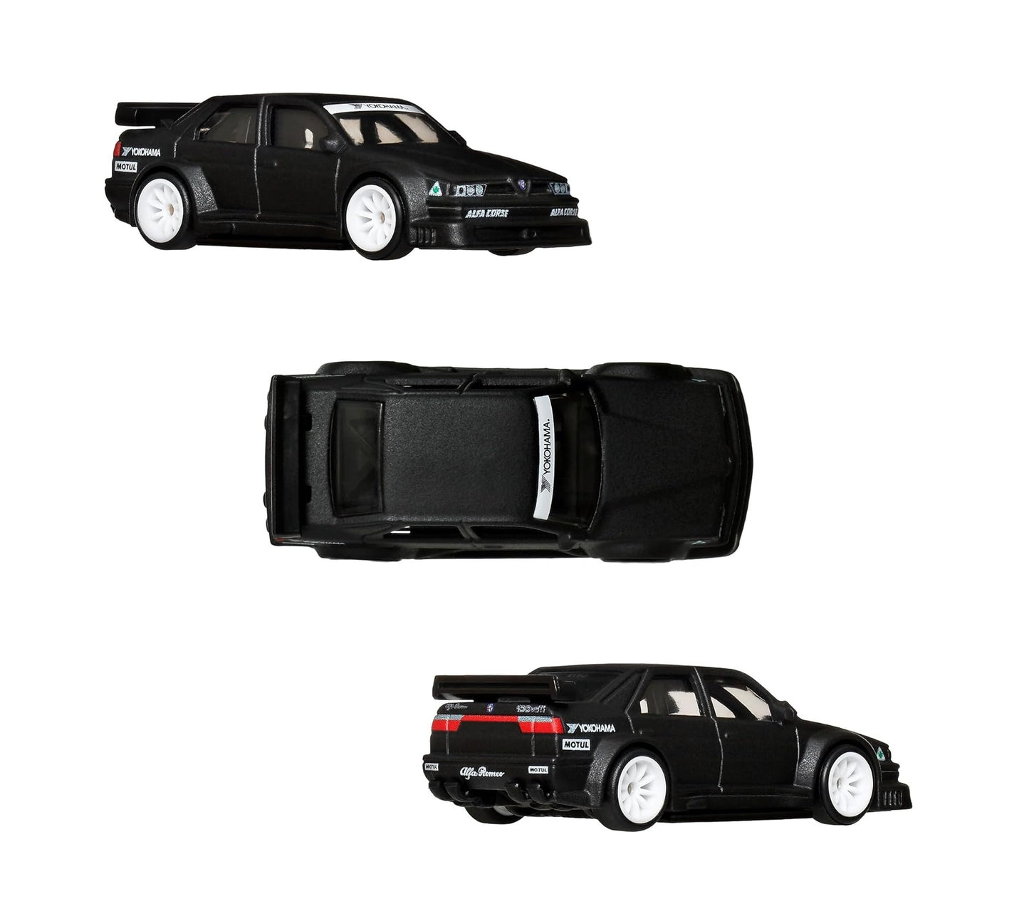 2-Pack Alfa Romeo 155 V6 TI / '69 Alfa Romeo 33 Stradale - Hot Wheels Premium - Scala 1/64 JBK95