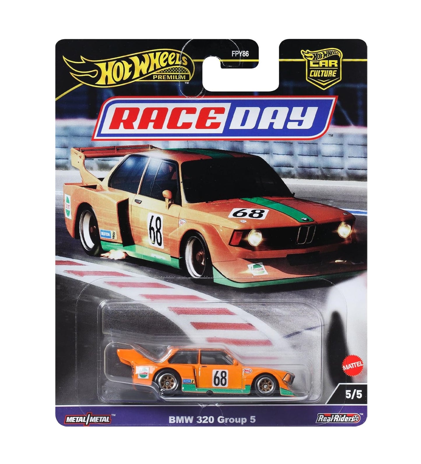 BMW 320 Group 5 - Series Car Culture Race Day - Hot Wheels Premium - Scala 1/64