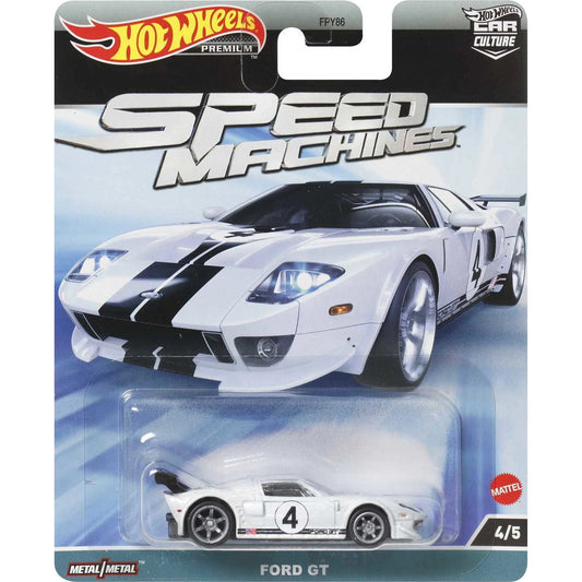 Ford Gt White - Series Car Culture - Hot Wheels Premium - Scala 1/64