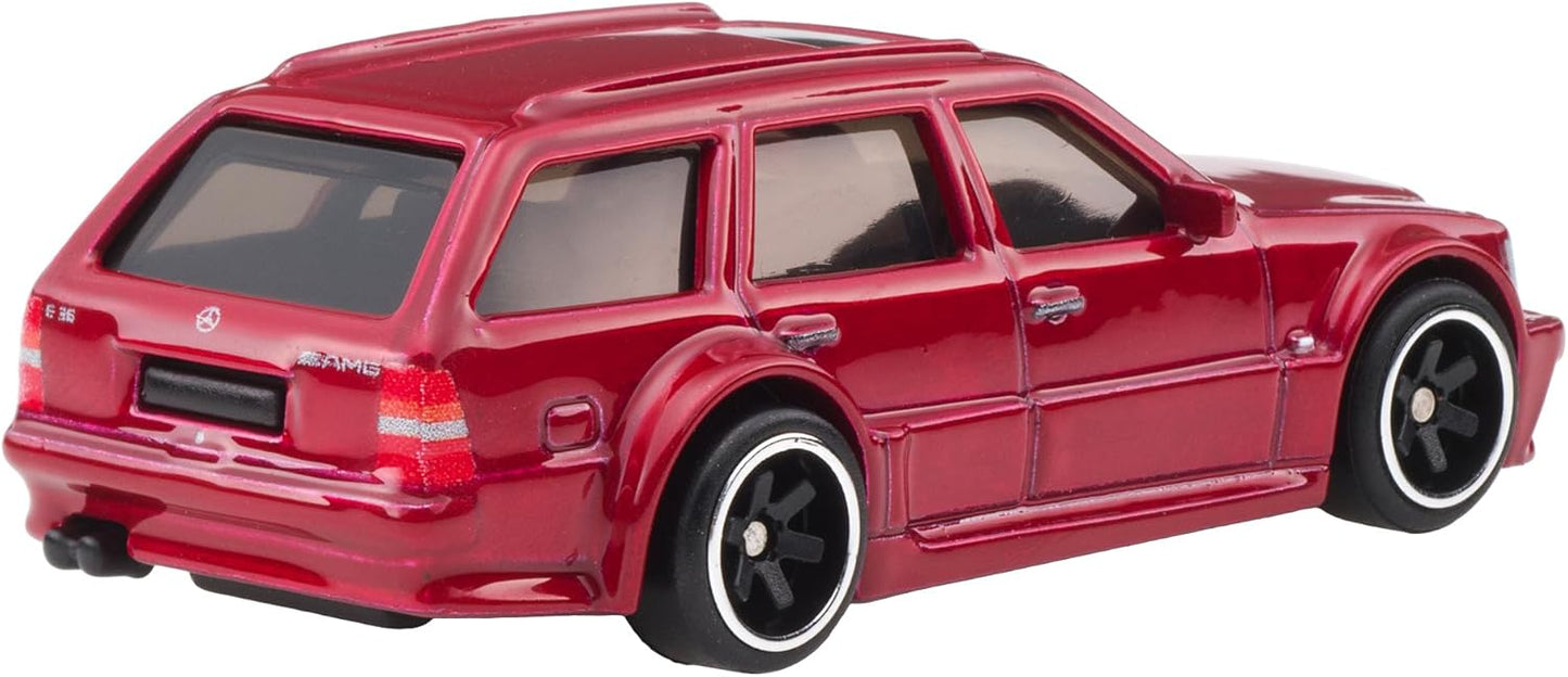 Mercedes-Benz E 36 AMG 36 Red Fast Wagons Series - Series Car Culture - Hot Wheels Premium - Scala 1/64