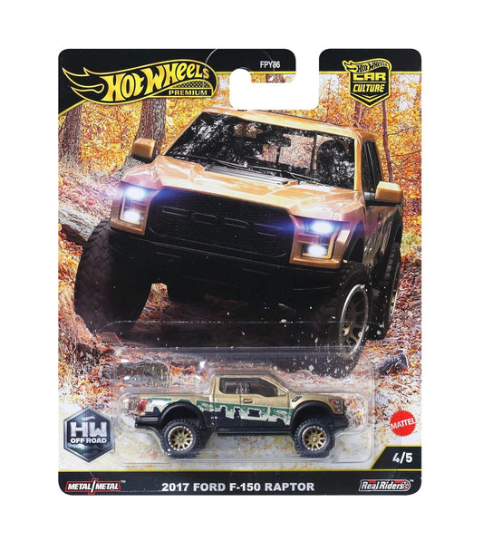 2017 Ford F-150 Raptor - Series Car Culture Off Road  - Hot Wheels Premium - Scala 1/64