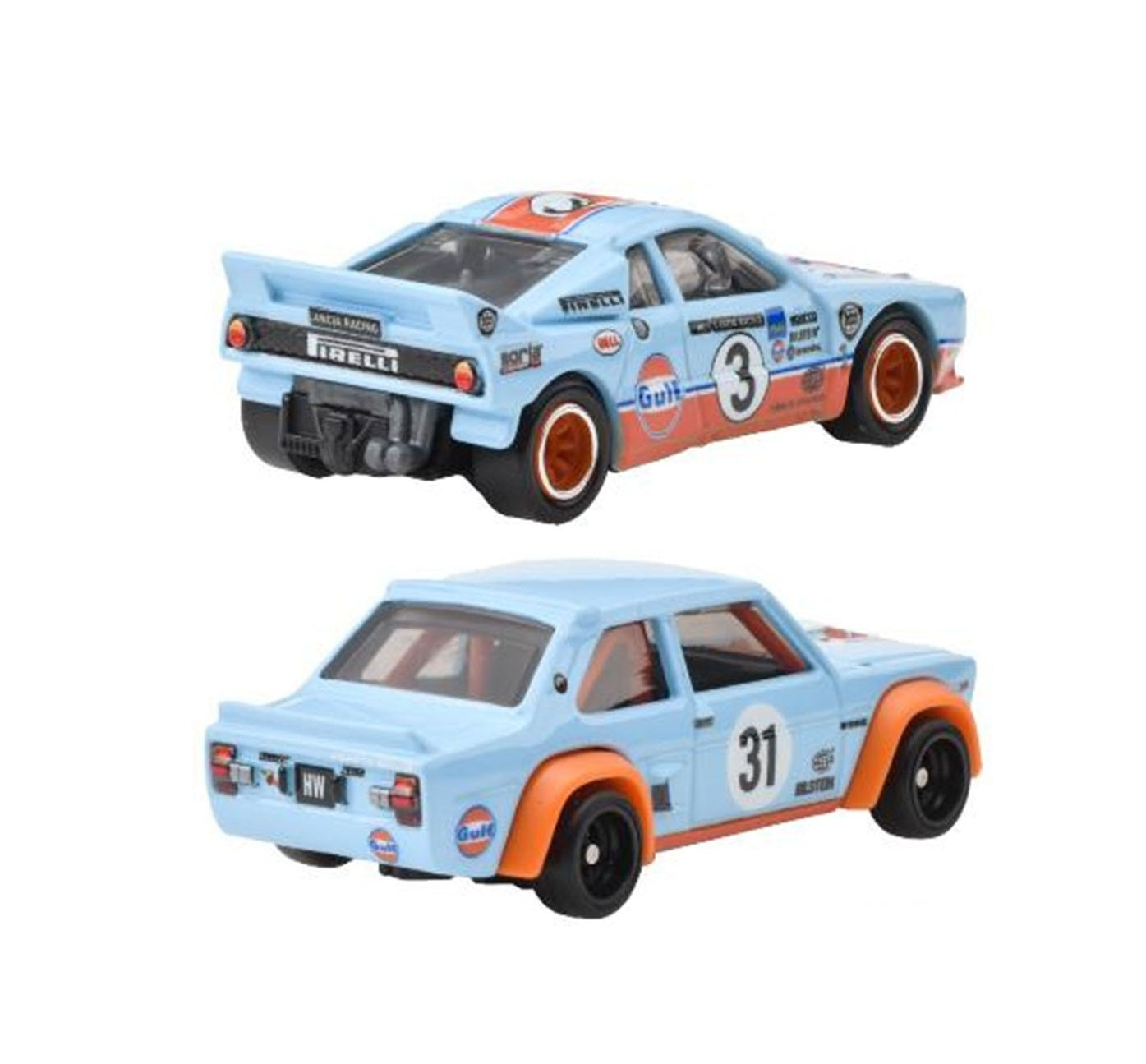 2-Pack Lancia Rally 037 and Fiat 131 Abarth - Hot Wheels Premium - Scala 1/64