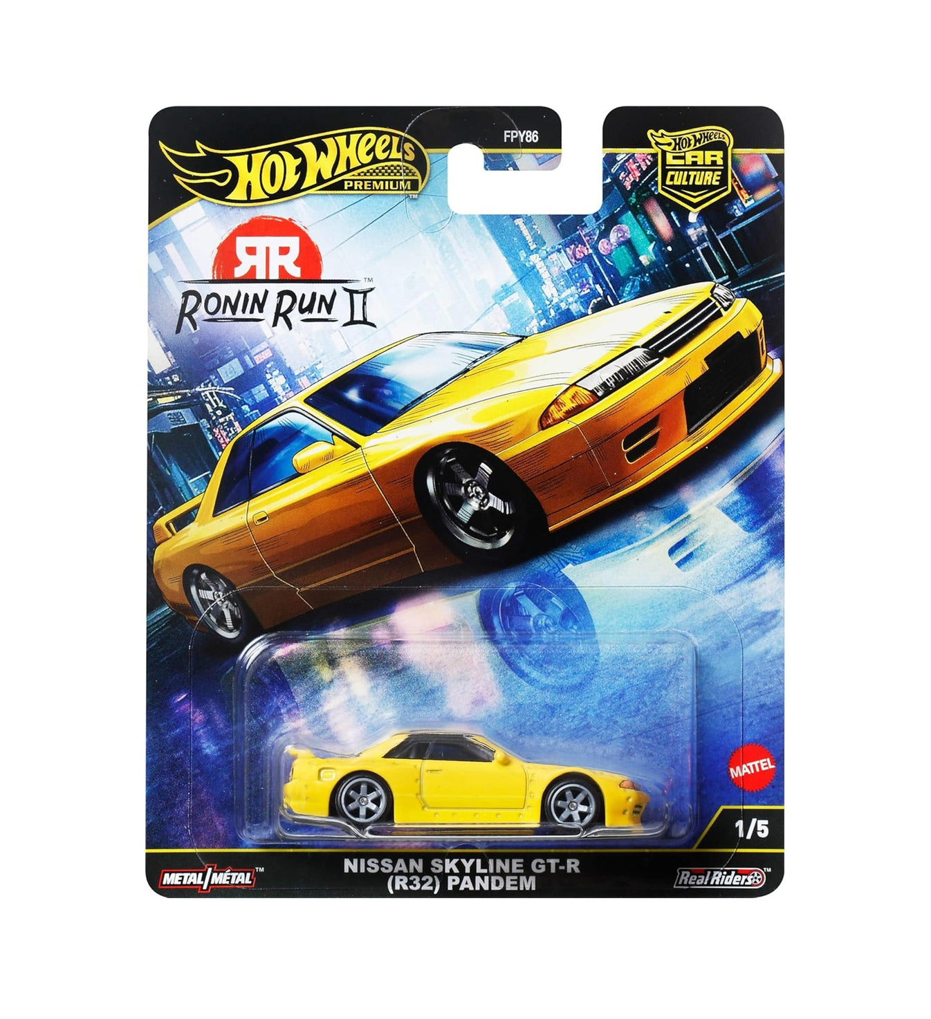 Nissan Skyline GT-R (R32) Pandem Ronin Run II - Hot Wheels Premium - S ...