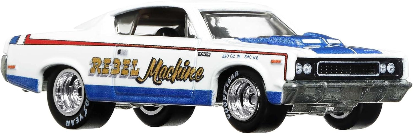 AMC Rebel Machine & Wide Open - Series Car Culture Team Transport - Hot Wheels Premium - Scala 1/64
