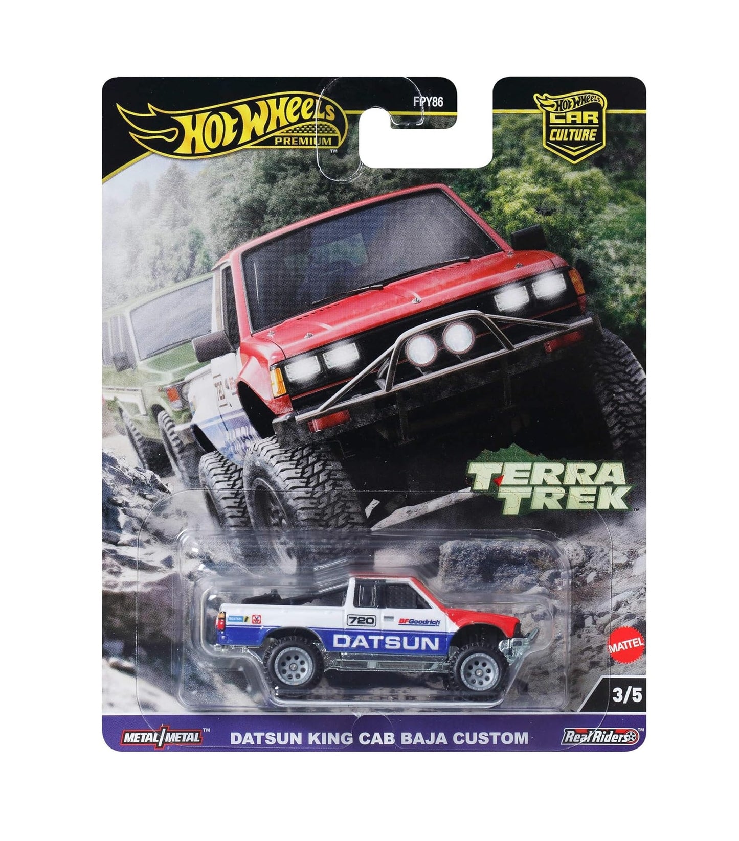 Datsun King Cab Baja Custom - Series Terra Trek - Hot Wheels Premium - Scala 1/64
