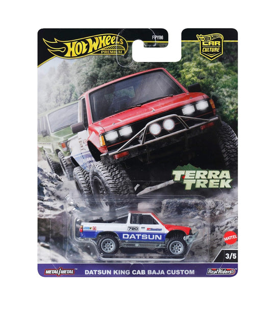 Datsun King Cab Baja Custom - Series Terra Trek - Hot Wheels Premium - Scala 1/64