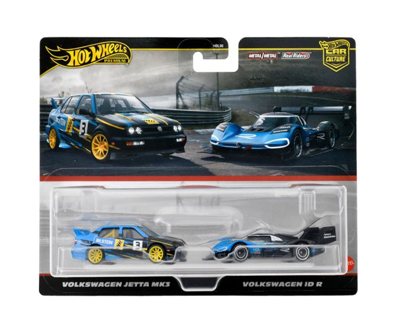 2-Pack VW Jetta MK3 & Volkswagen ID R - Hot Wheels Premium - Scala 1/64