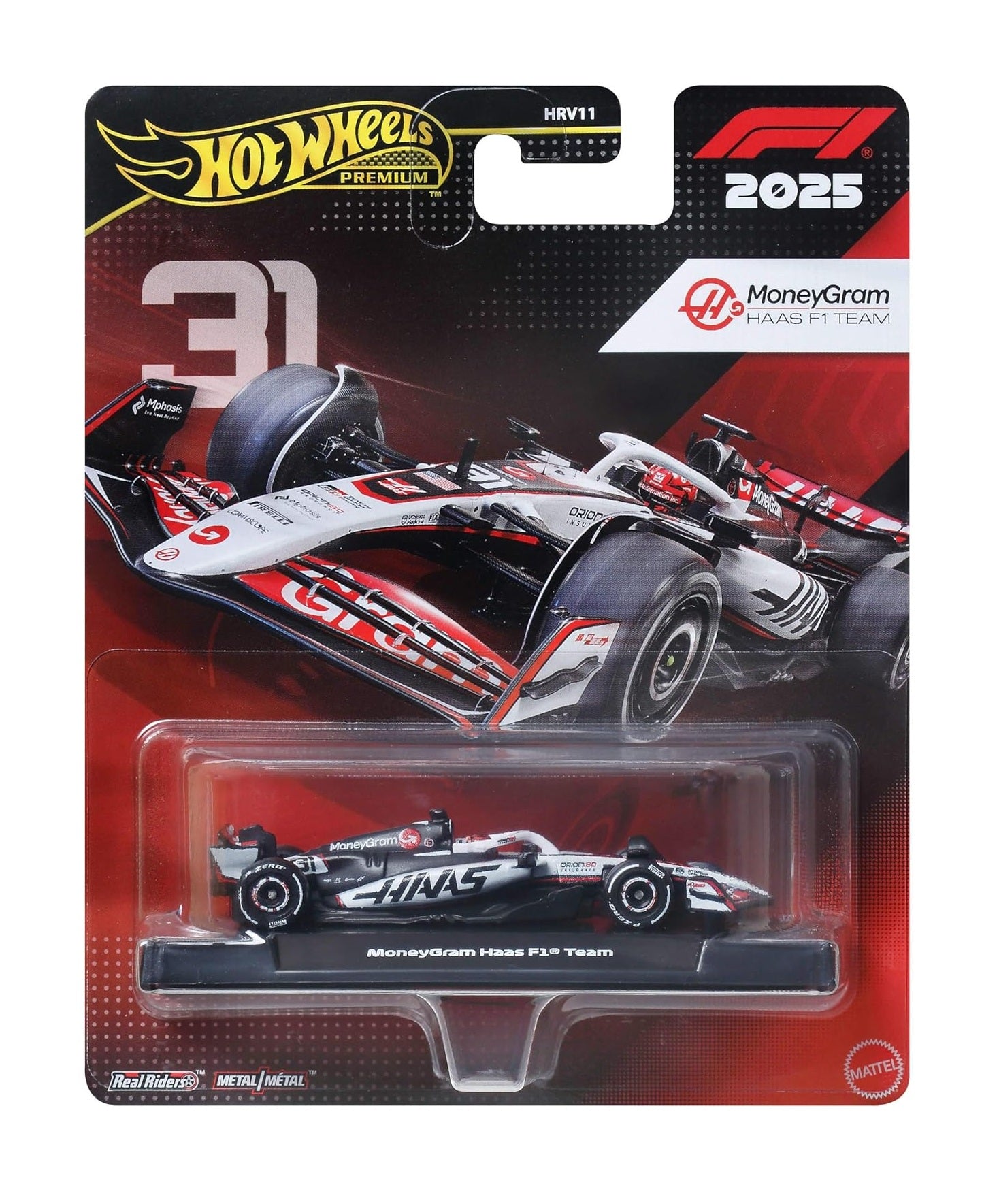 Set 5 Modelli 2025 - Formula 1 - Hot Wheels Premium - Scala 1/64