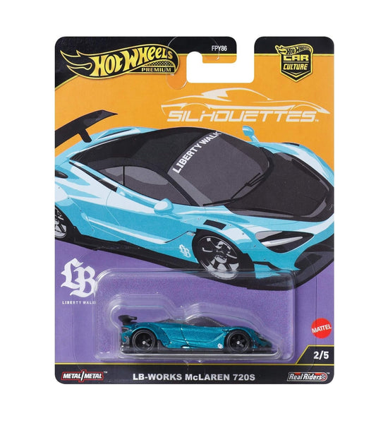 LB WORKS McLaren LB 720S - Series Car Culture - Silhouettes - Hot Wheels Premium - Scala 1/64