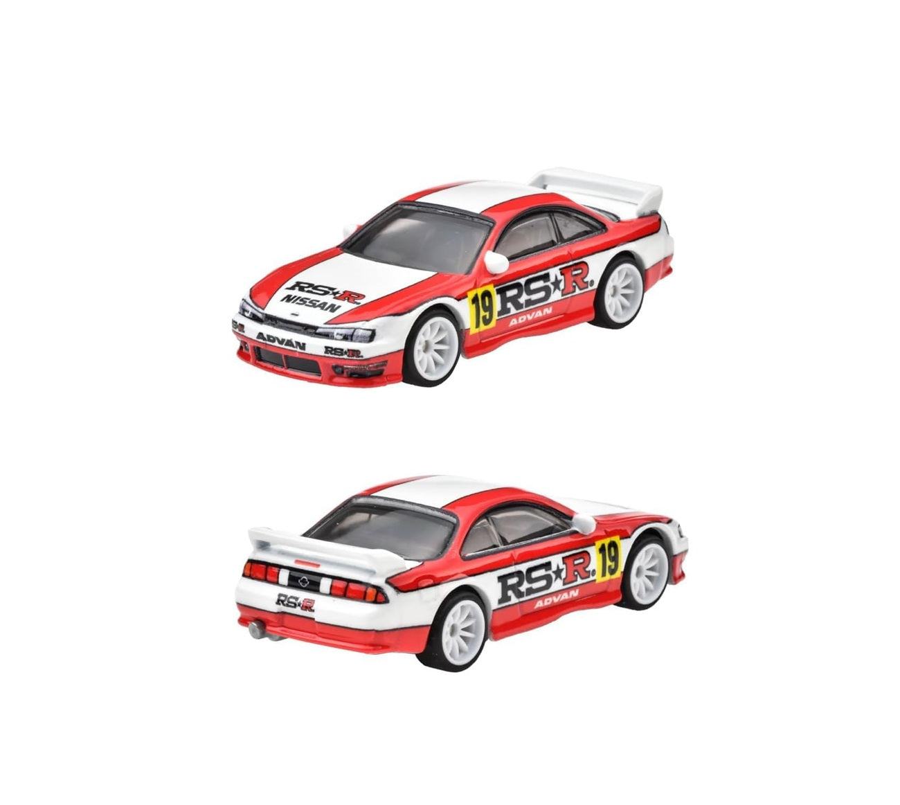2-Pack Nissan 240SX (S14) & Nissan Silvia (S15) - Hot Wheels Premium - Scala 1/64
