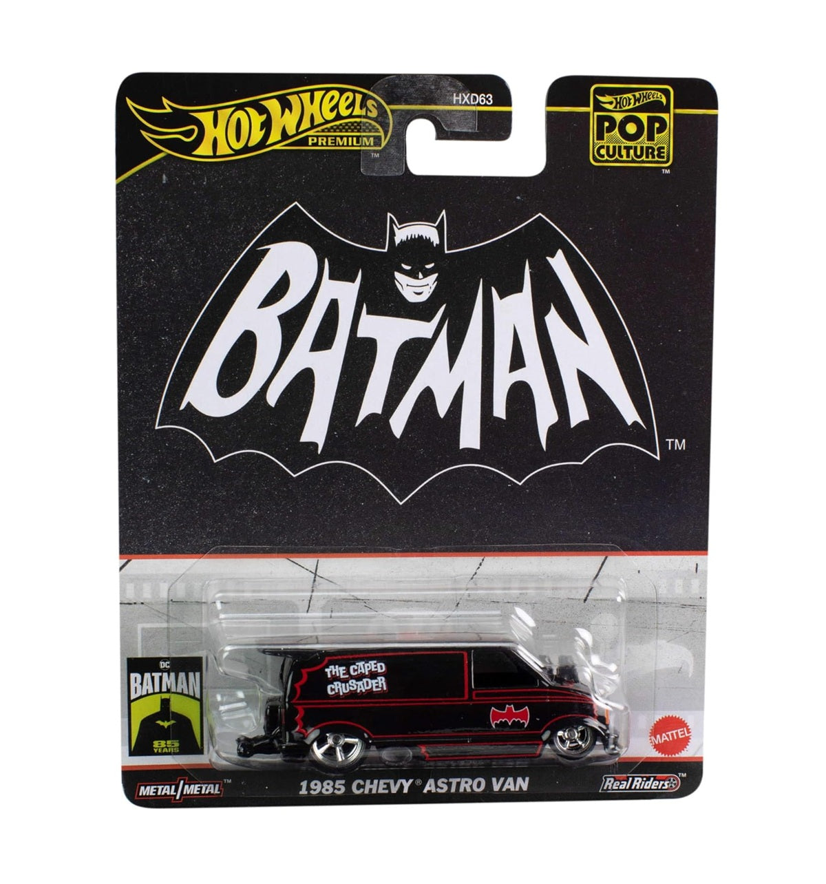 1985 Chevy Astro Van Batman - Hot Wheels Premium - Scala 1/64