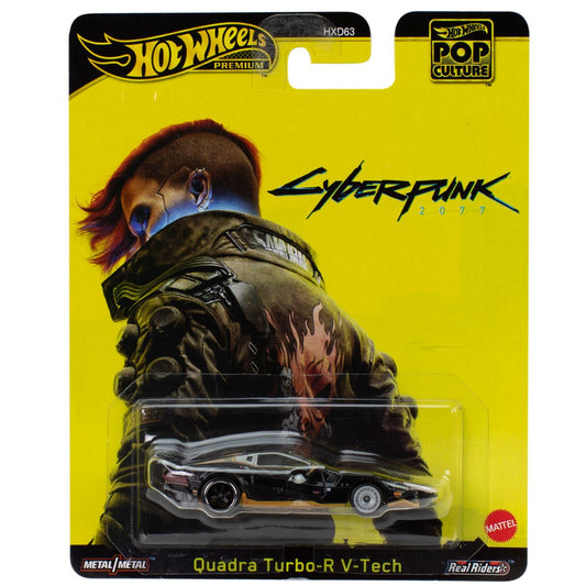 Quadra Turbo-R V-Tech Cyberpunk - Series POP Culture - Hot Wheels Premium - Scala 1/64