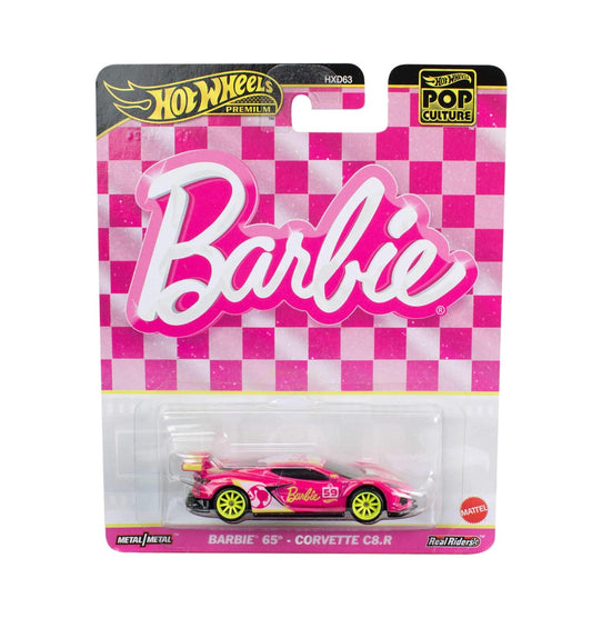 Barbie 65th - Corvette C8.R - Series Pop Culture - Hot Wheels Premium - Scala 1/64