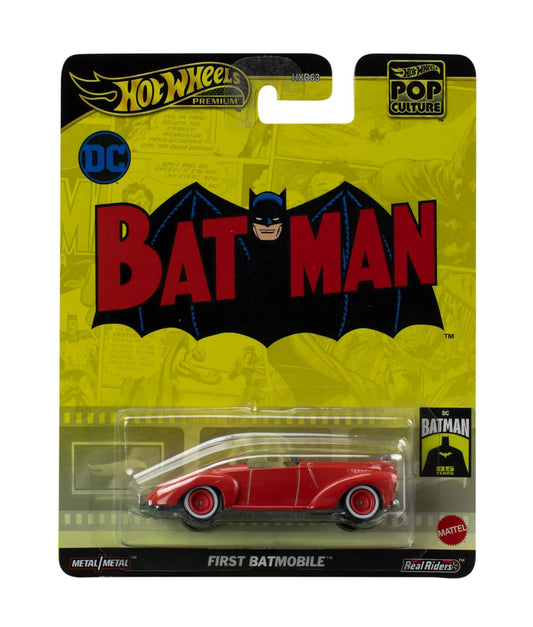 Batman First Batmobile - Hot Wheels Premium - Scala 1/64