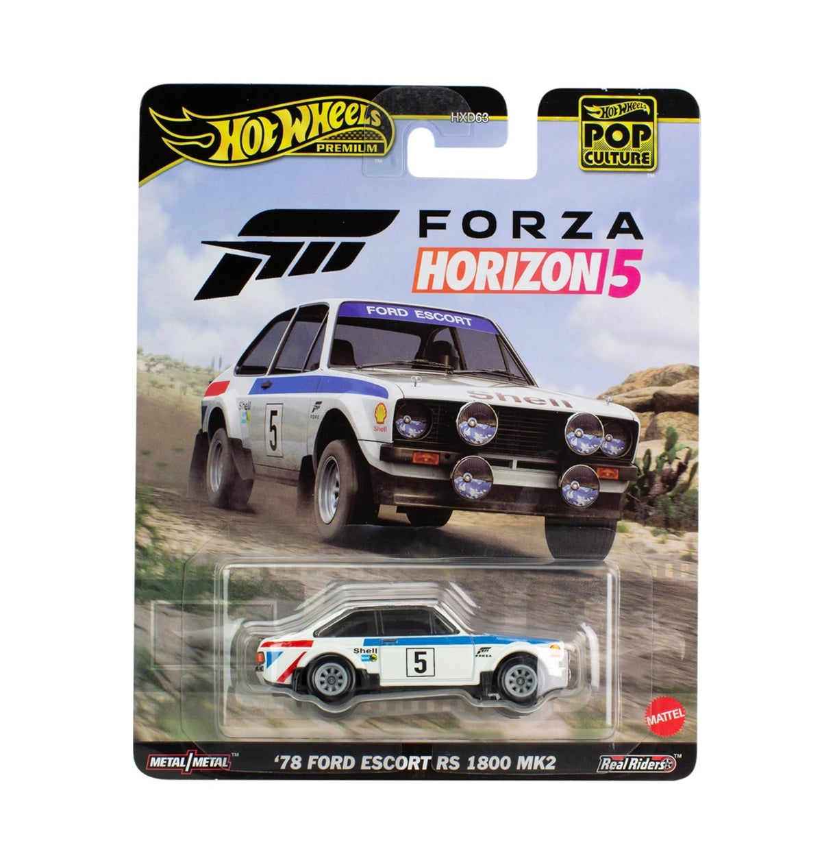 '78 FORD ESCORT RS 1800 MK2 Forza - Hot Wheels Premium - Scala 1/64