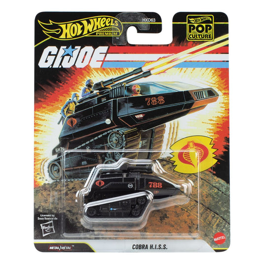 G.I. Joe Cobra H.I.S.S. Tank - Series Pop Culture - Hot Wheels Premium - Scala 1/64