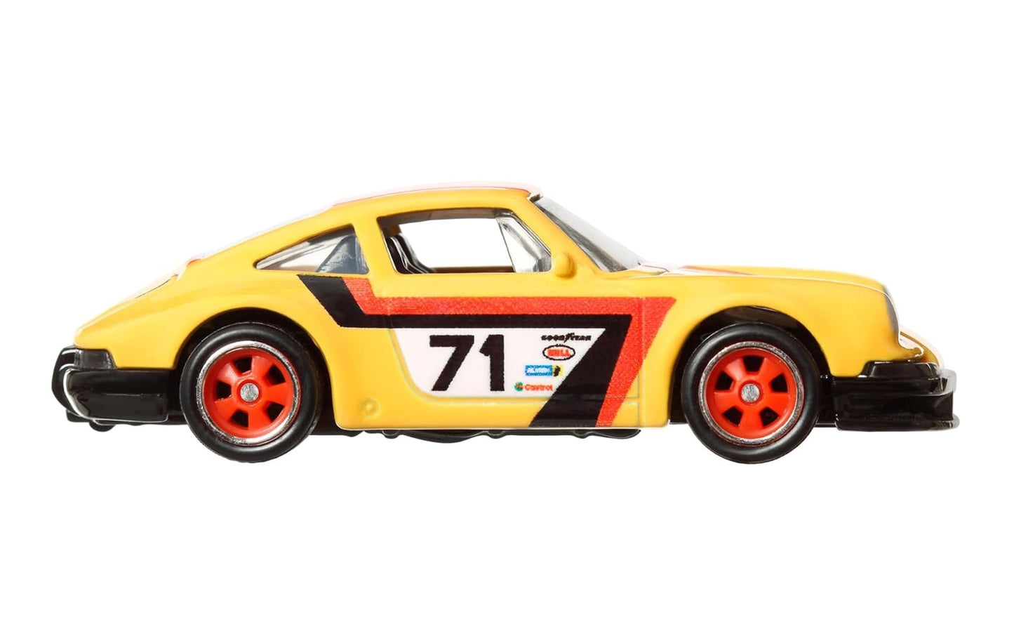 1971 Porsche 911 Yellow - Series Car Culture - Hot Wheels Premium - Scala 1/64