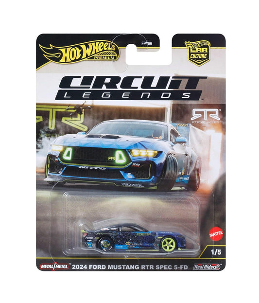 2024 Ford Mustang RTR Spec 5-FD Circuit Legends - Hot Wheels Premium - Scala 1/64
