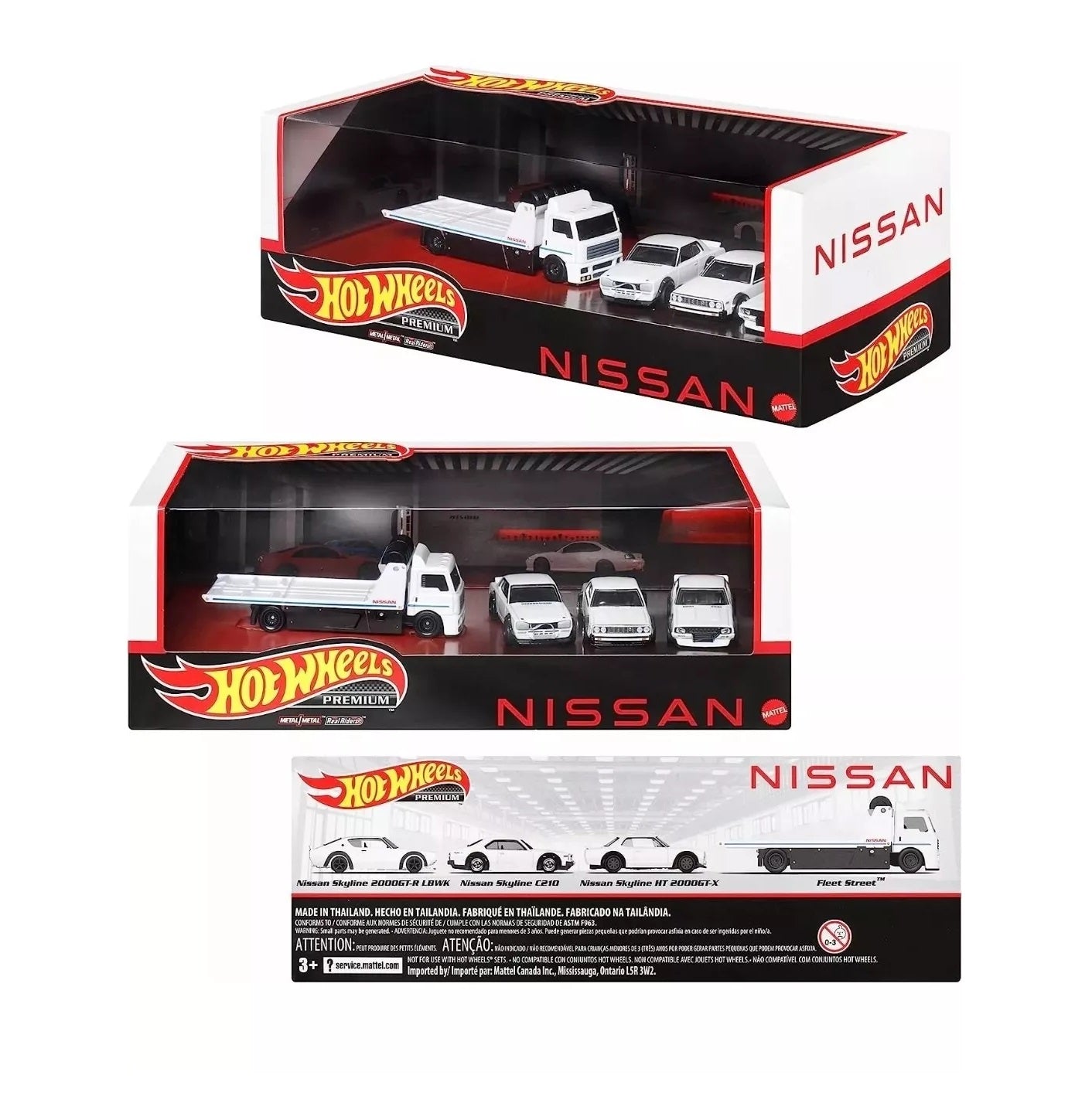 Set Premium Nissan Skyline - Hot Wheels - Escala 1/64