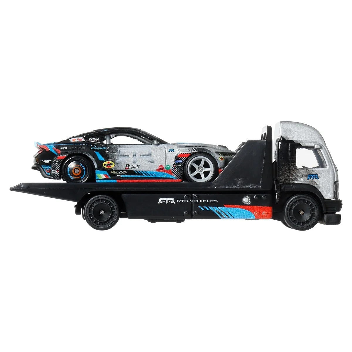 2024 Ford Mustang RTR Spec 5-FD + Aero Lift - Series Car Culture Team Transport - Hot Wheels Premium - Scala 1/64