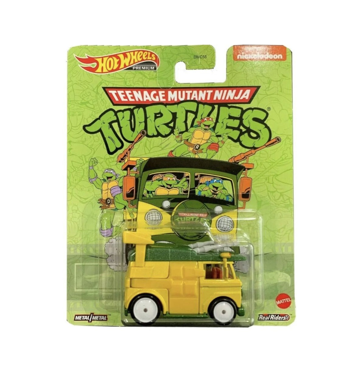 Party Wagon Teenage Mutant Ninja Turtles - Hot Wheels Premium - Scala 1/64