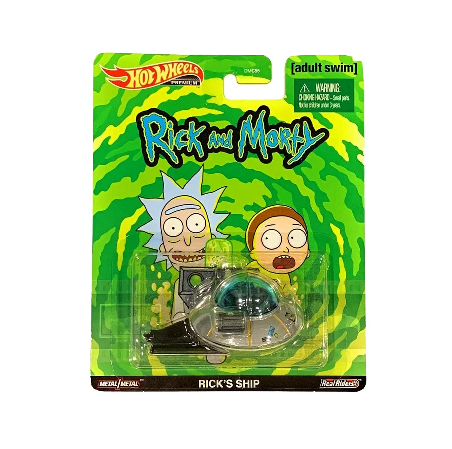 Rick's Ship Rick & Morty - Hot Wheels Premium - Scala 1/64 Circa