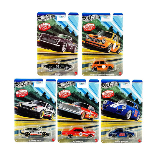 Set Vintage Club '68 Silver Series - Hot Wheels - Scala 1/64