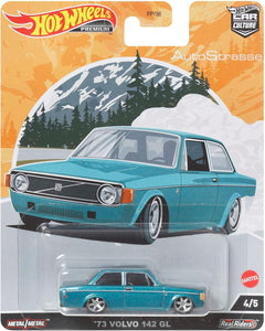 1973 Volvo 142 GL Blue - Series Car Culture - Hot Wheels - Scala 1/64