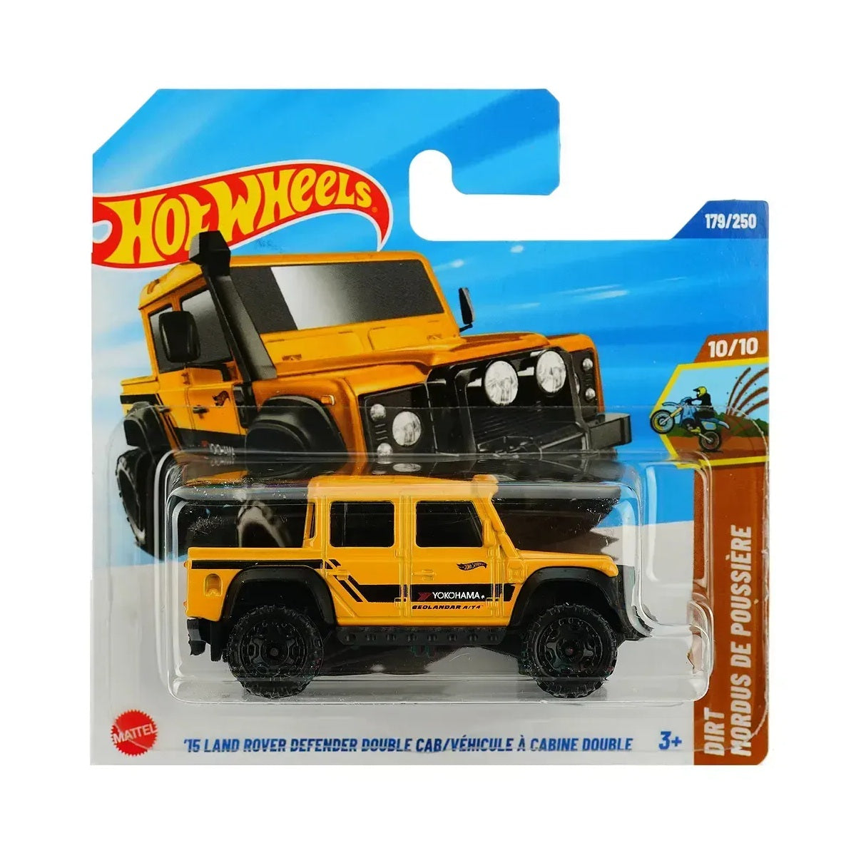 '15 Land Rover Defender Double Cab - HW Dirt  10/10 - Hot Wheels - Scala 1/64 Circa