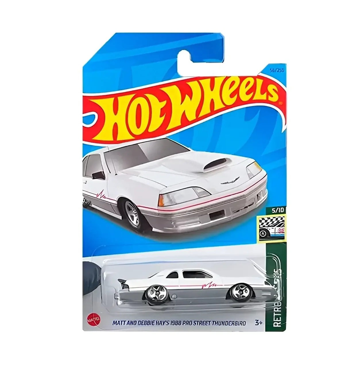 Matt & Debbie Hays's Pro Street 1988 Ford Thunderbird - Hot Wheels - HW Retro Racers 5/10 - Scala 1/64 Circa