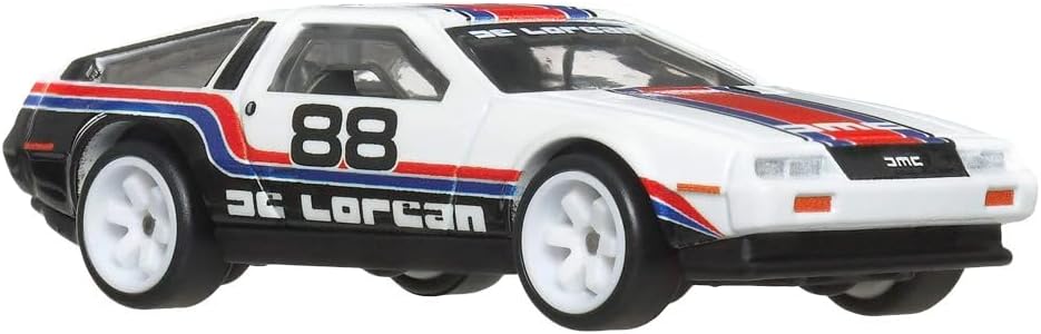 DMC DeLorean + HW Rally Hauler - Series Car Culture Team Transport - Hot Wheels Premium - Scala 1/64