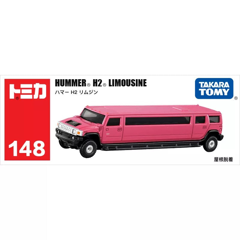 Hummer H2 Limusina Rosa - Takara Tomy Tomica - Escala 1/64 Aprox