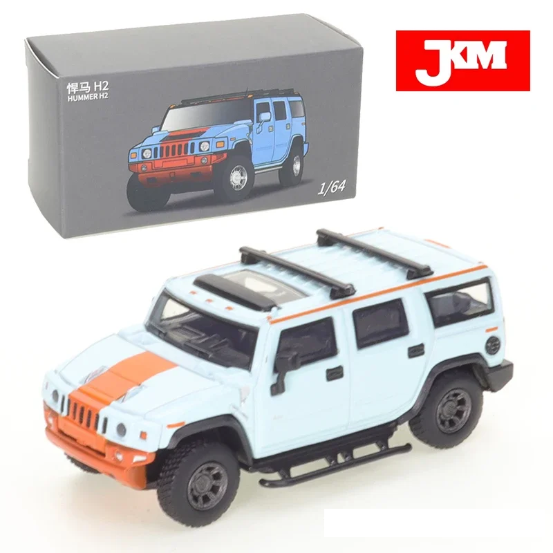 Hummer H2 Light Blue - JKM - Scala 1/64