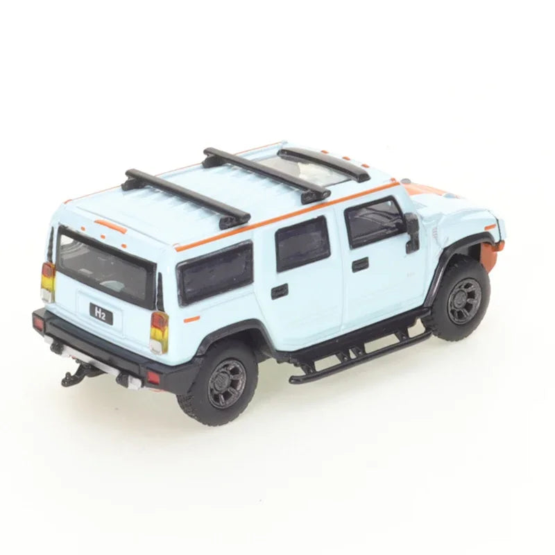 Hummer H2 Light Blue - JKM - Scala 1/64