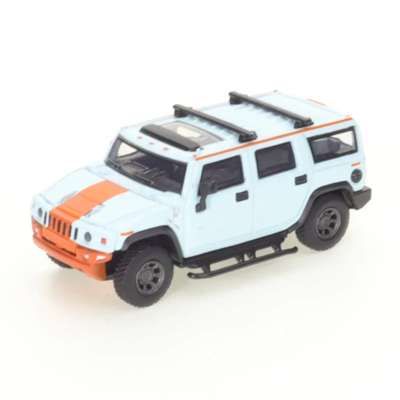 Hummer H2 Light Blue - JKM - Scala 1/64