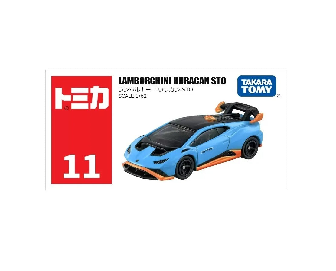 Lamborghini Huracan STO Light Blue - Takara Tomy Tomica - Scala 1/62