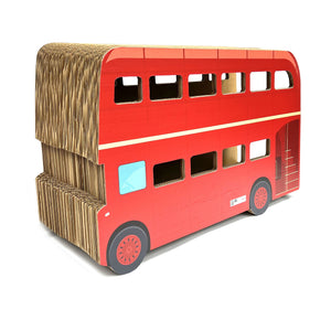 Tiragraffi Gatto a forma di London Bus foto 03