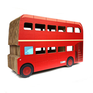 Tiragraffi Gatto a forma di London Bus foto 05