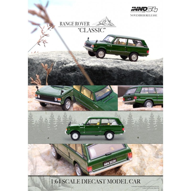 Range Rover "Classic" Lincoln Green - INNO64 - Scala 1/64 IN64-RRC-LGRE