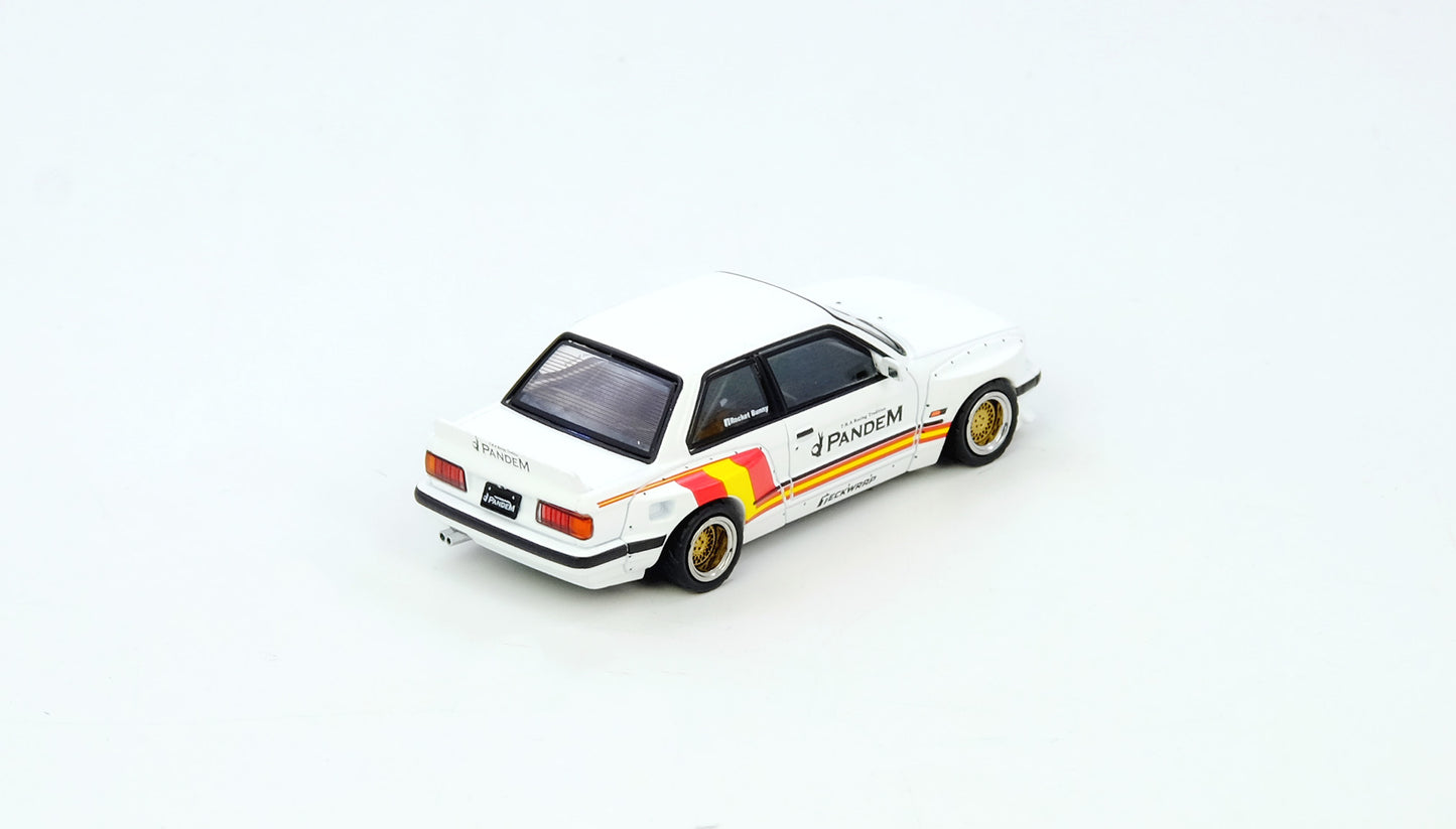 INNO64 - BMW Pandem Rocket Bunny E30 Matt White "Madrid 2026 Event Edition" - Scala 1/64 IN64-E30P-DCM