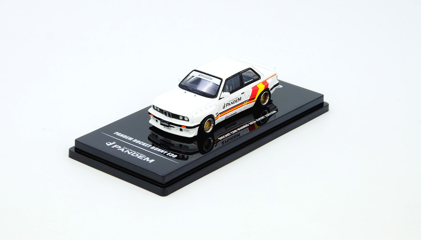 INNO64 - BMW Pandem Rocket Bunny E30 Matt White "Madrid 2026 Event Edition" - Scala 1/64 IN64-E30P-DCM
