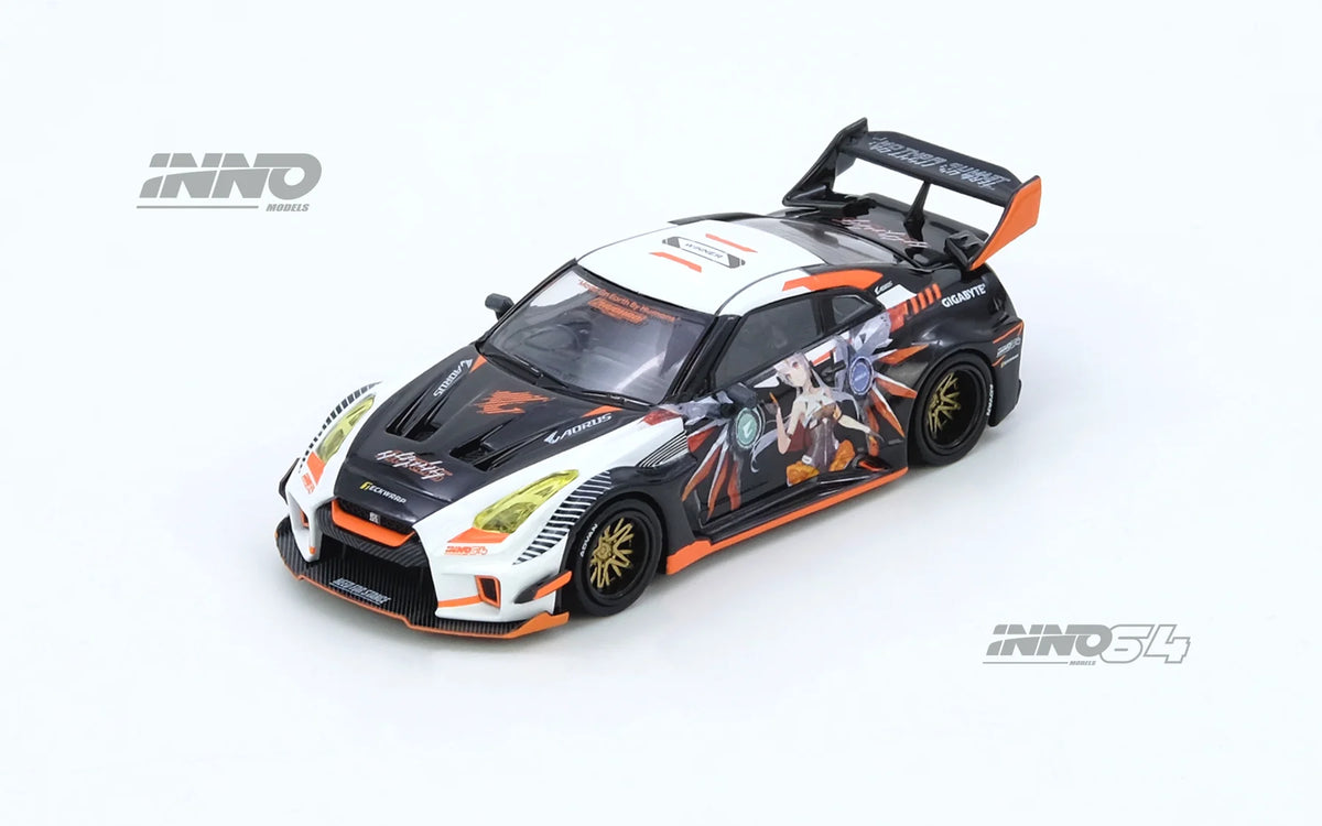 Nissan GT-R R35 Aorus x Inno64 Widebody Limited Edition - INNO64 - Scala 1/64 IN64-R35LB-AORUS