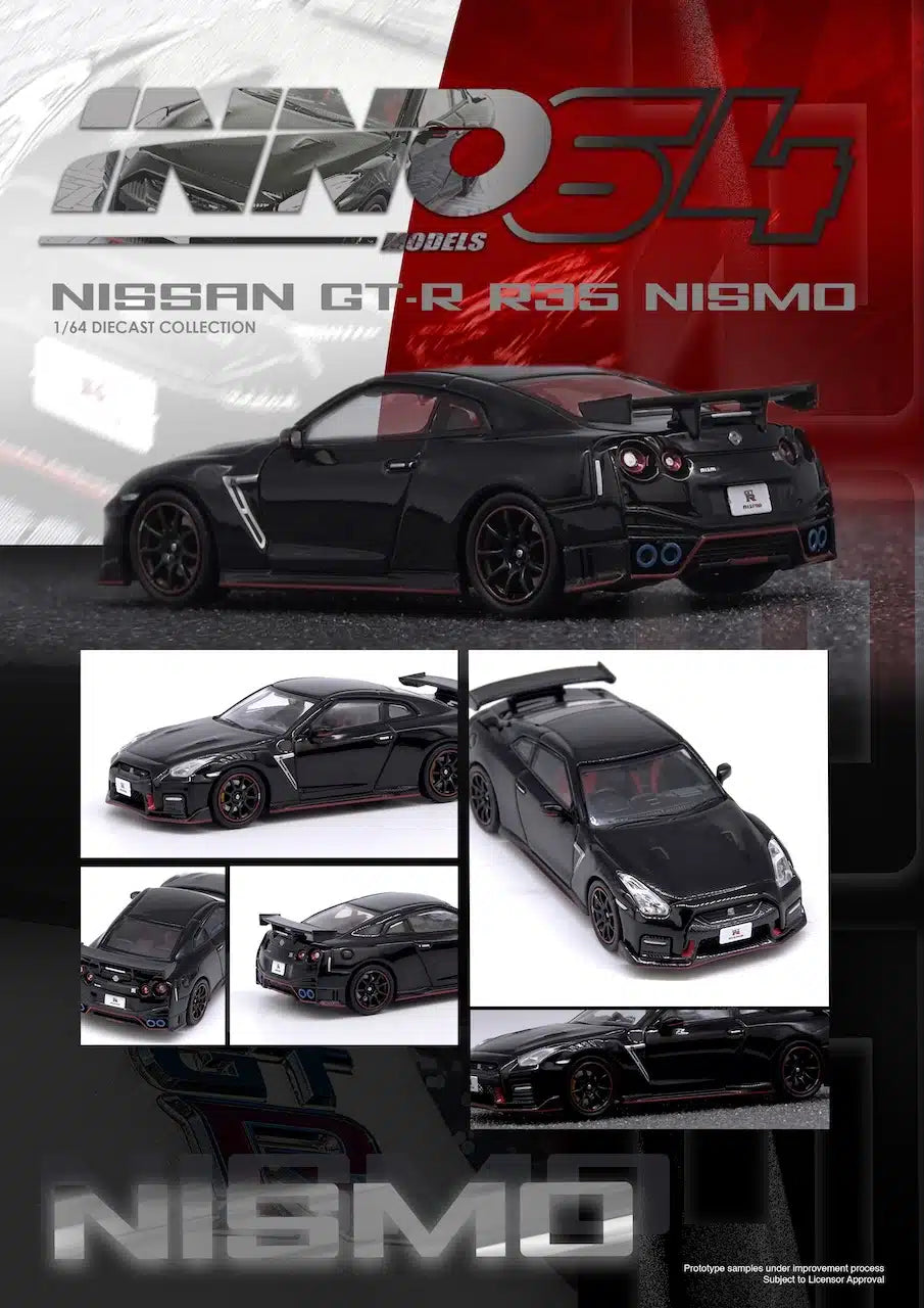 INNO64 - Nissan GT-R (R35) NISMO Black - Scala 1/64 IN64-R35N-BLA