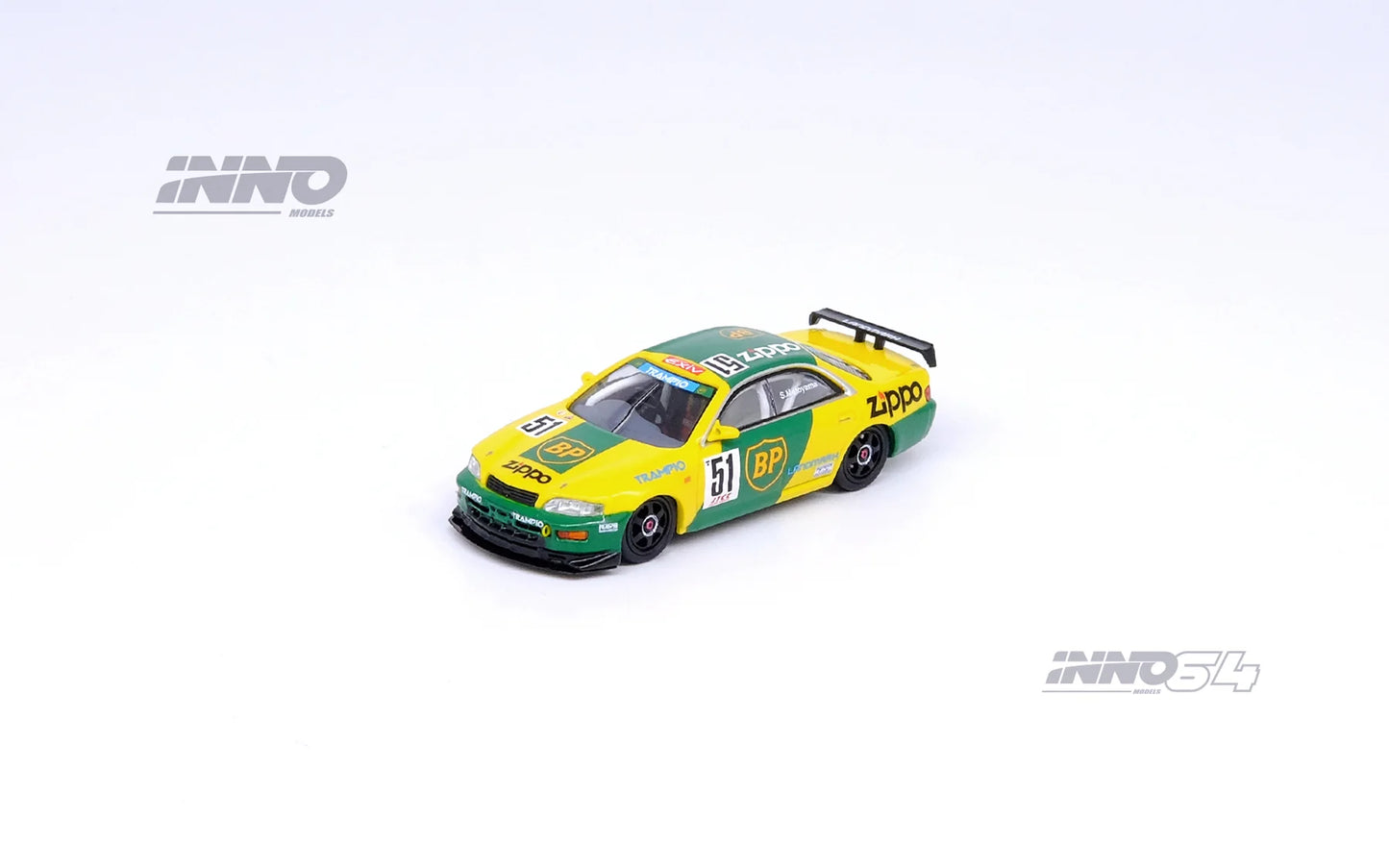 Toyota Corona Exiv #51 Object Trampio Zippo BP JTCC 1995 - INNO64 - Scala 1/64 IN64-EXIV-BP
