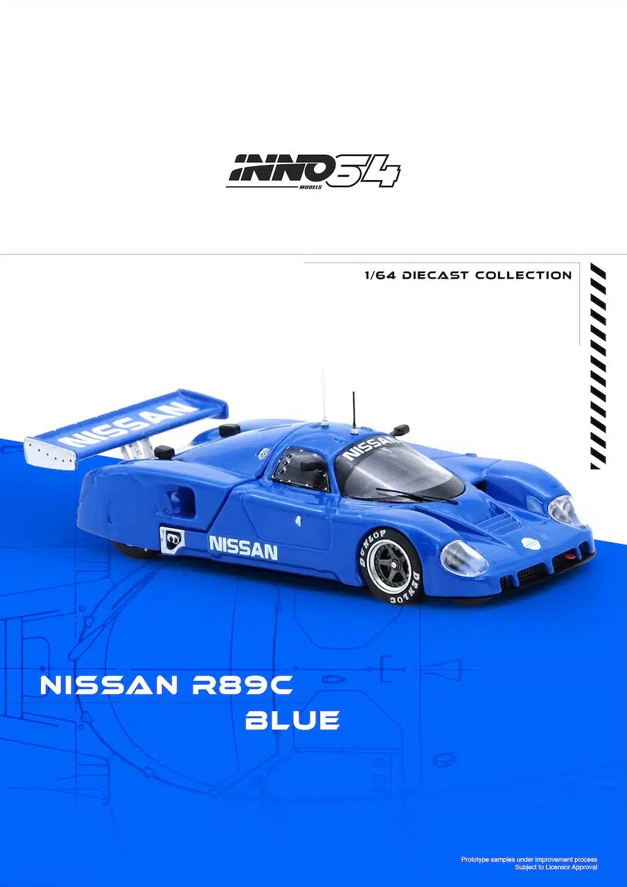 Nissan R89C Blue - INNO64 - Scala 1/64 IN64-R89C-BL